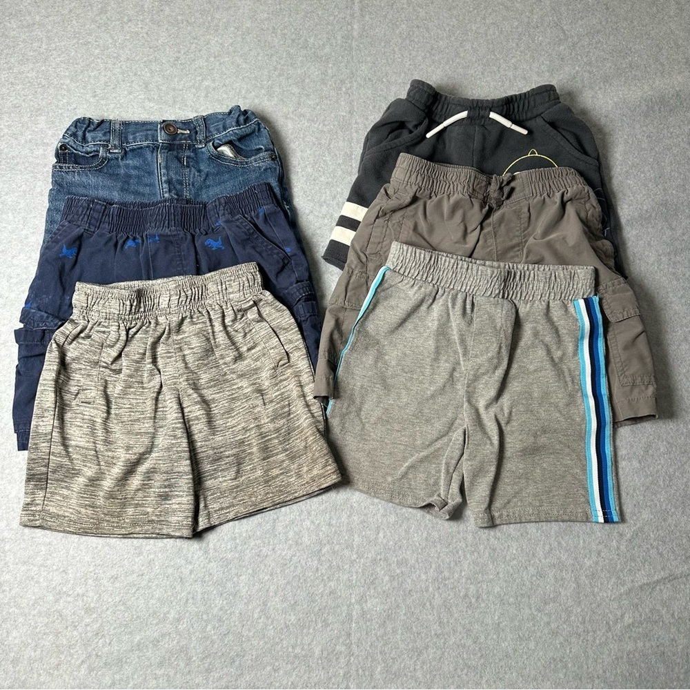 Stylish Kids Shorts Collection - Gray, Blue, Brown‎